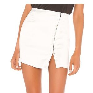 Superdown White Mini Skirt